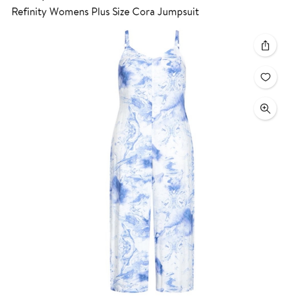 Cora women's sleeveless wide leg jumpsuit by REFINITY